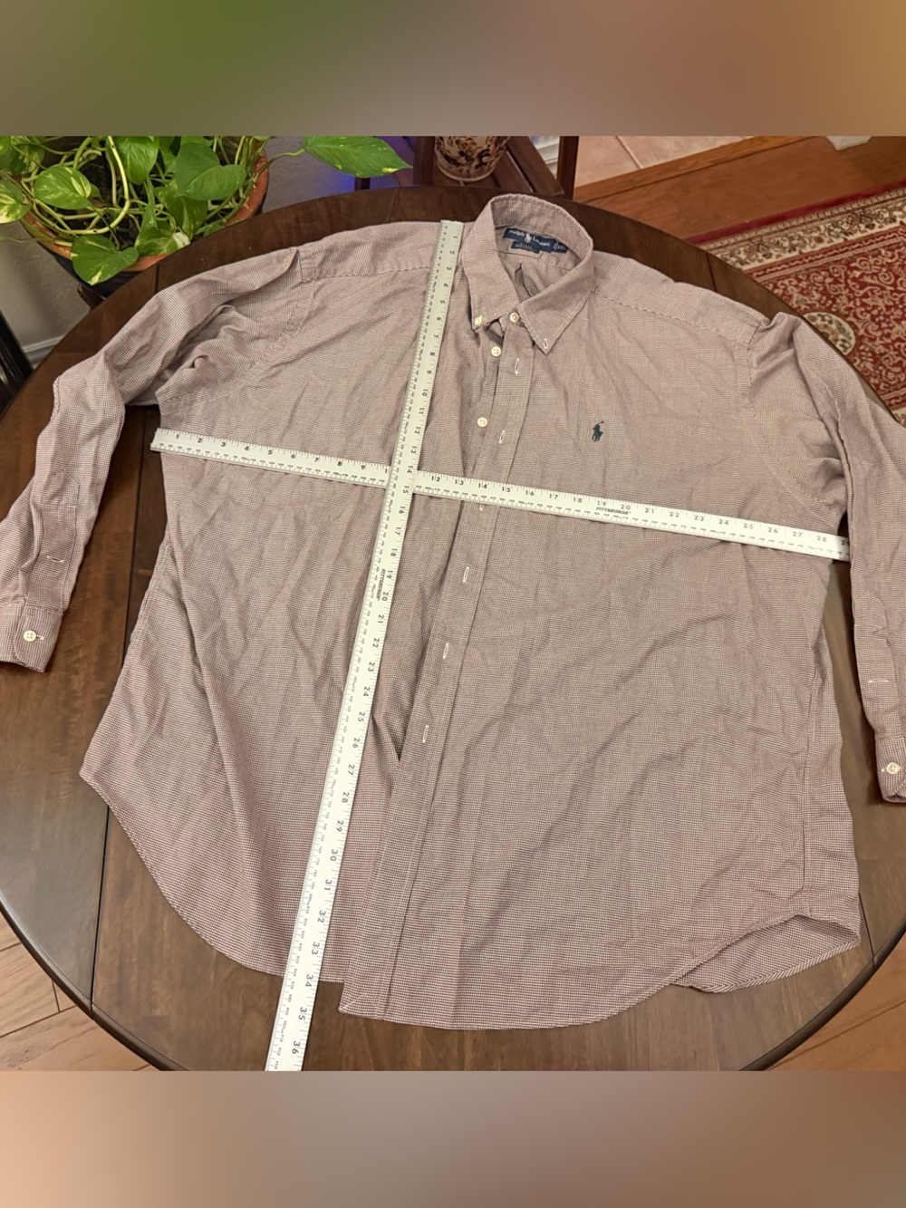 Ralph Lauren Men's Button-Down Shirt in Dusty Mauve